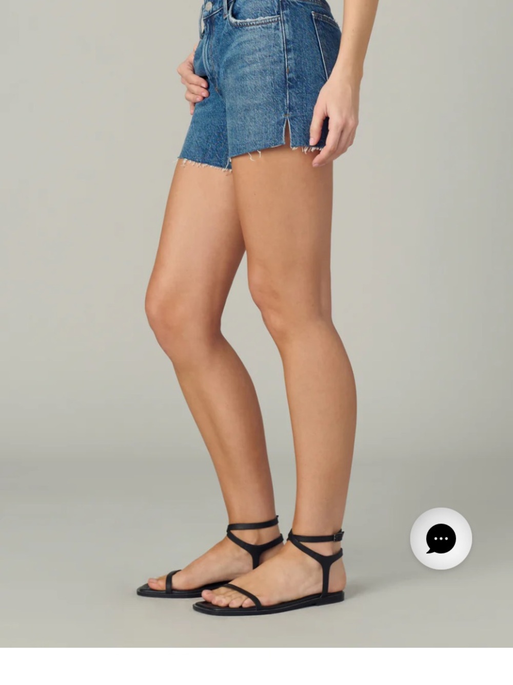 Joe’s The Ozzie Side Slit Denim Shorts, Size 27